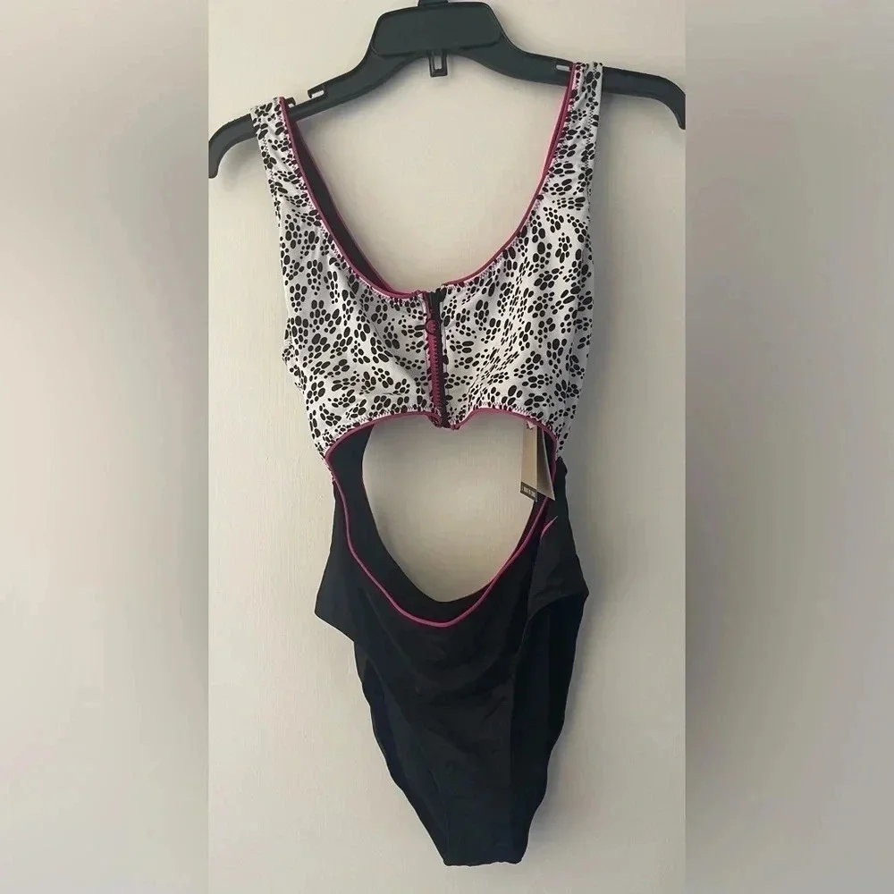 Nike Party Dots Cutout Swimsuit